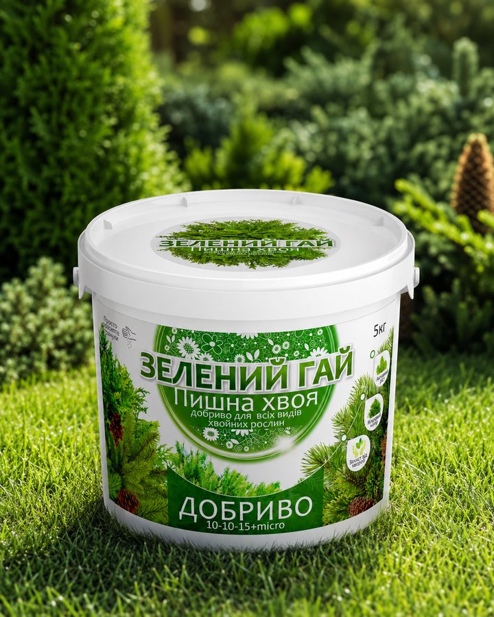 Пишна хвоя — добриво у саду