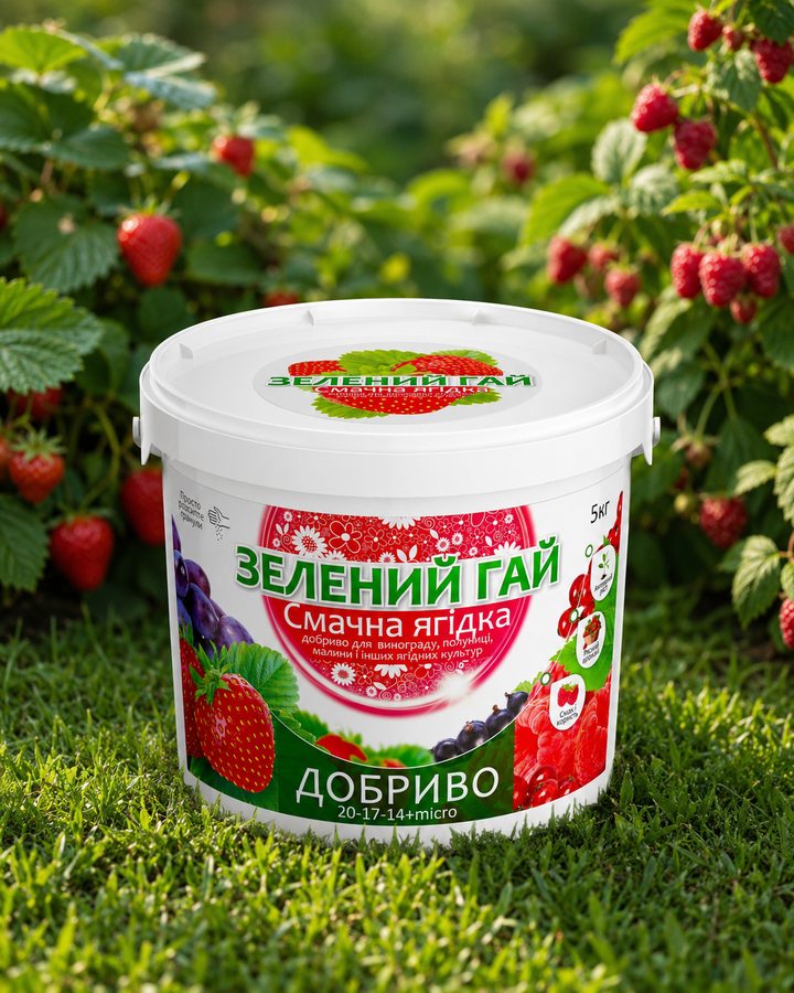 Смачна ягідка — добриво у саду