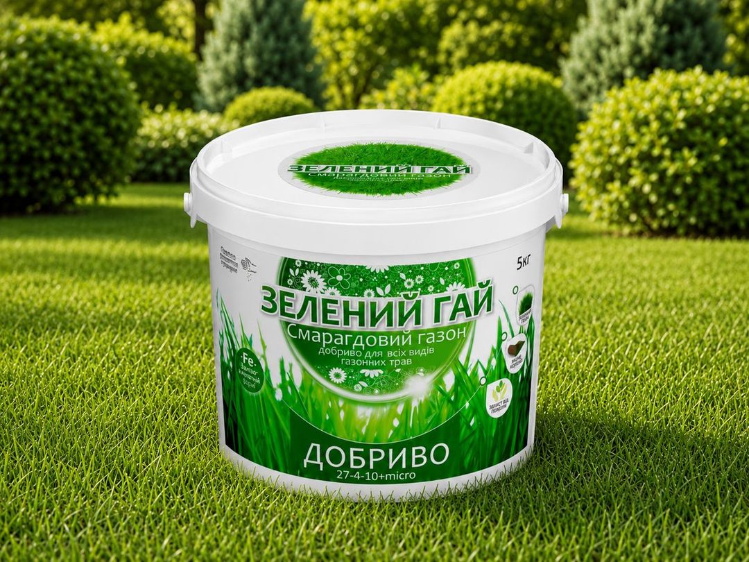 Смарагдовий газон — добриво у саду