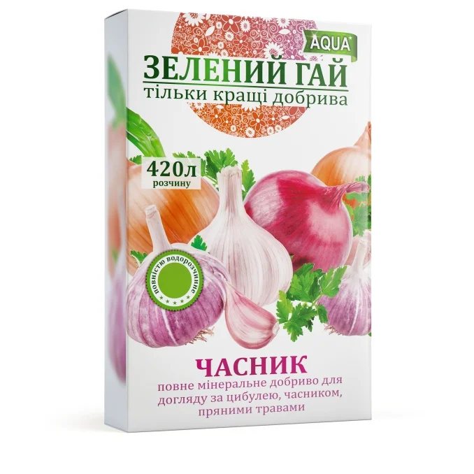 Аква Часник — добриво «Зелений Гай», 300 г